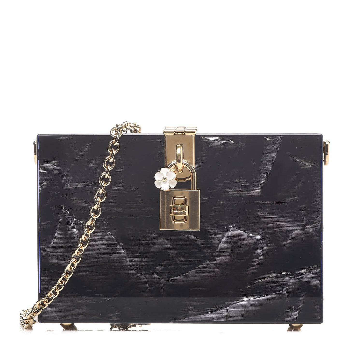 Plexiglass Dolce Box Clutch