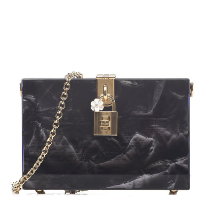 Dolce & Gabbana Plexiglass Dolce Box Clutch 1 of 9