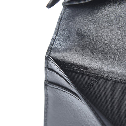 Burberry Calfskin Haymarket Check Henley Wallet Black 7 of 8