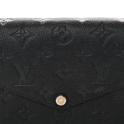 Louis Vuitton Empreinte Pochette Felicie Chain Wallet Black 8 of 13