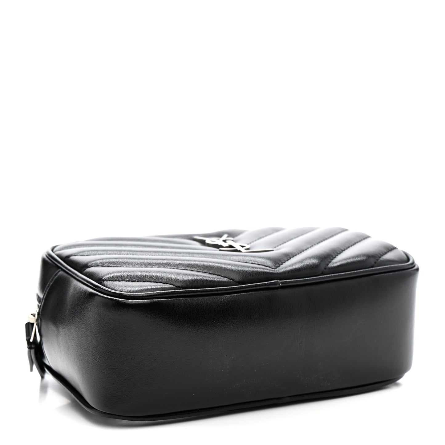Calfskin Matelasse Monogram Lou Belt Bag Black
