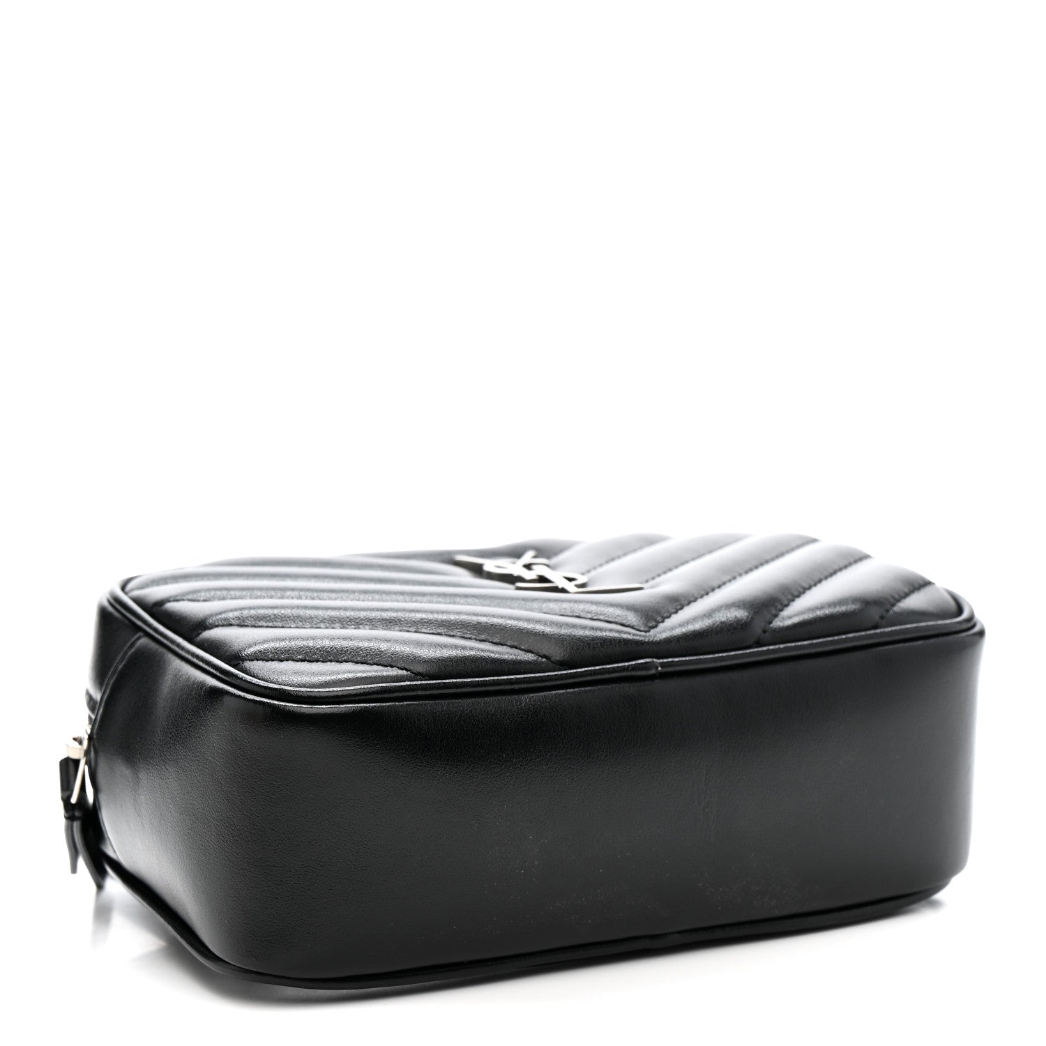 Saint Laurent Calfskin Matelasse Monogram Lou Belt Bag Black 4 of 10