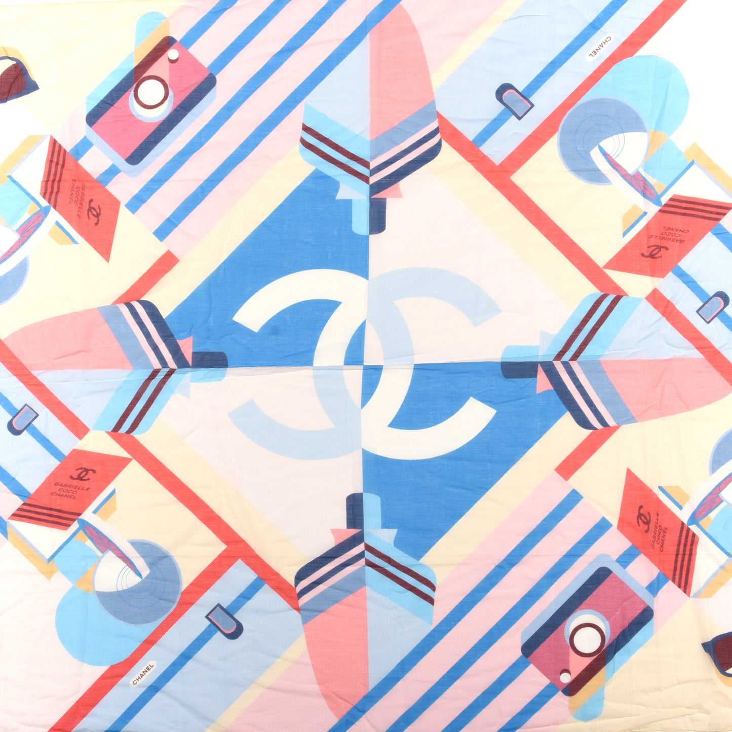 Cotton CC Logo Scarf Multicolor