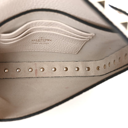 Valentino Garavani Calfskin Rockstud Crossbody Pouch Light Ivory 5 of 9