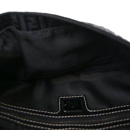 Fendi Zucchino Baguette Black 5 of 10