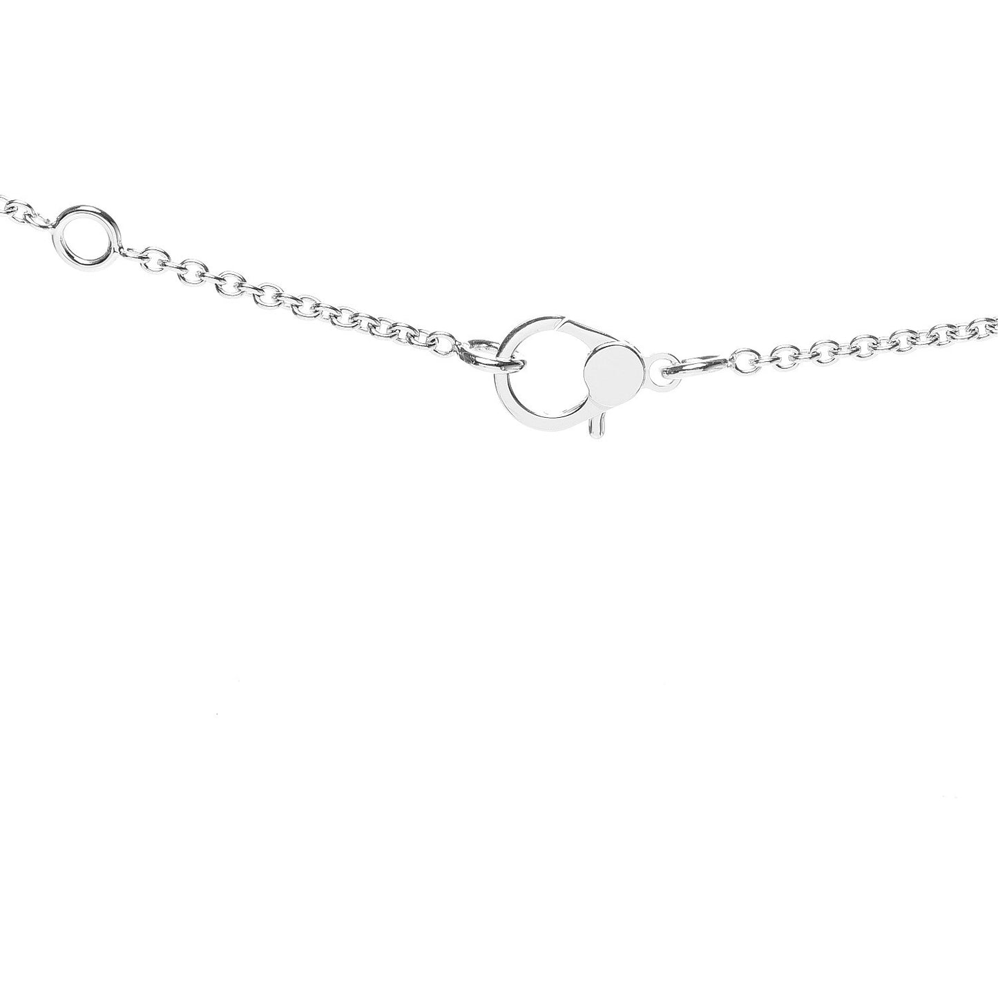 18K White Gold Diamond Finesse Pendant Necklace