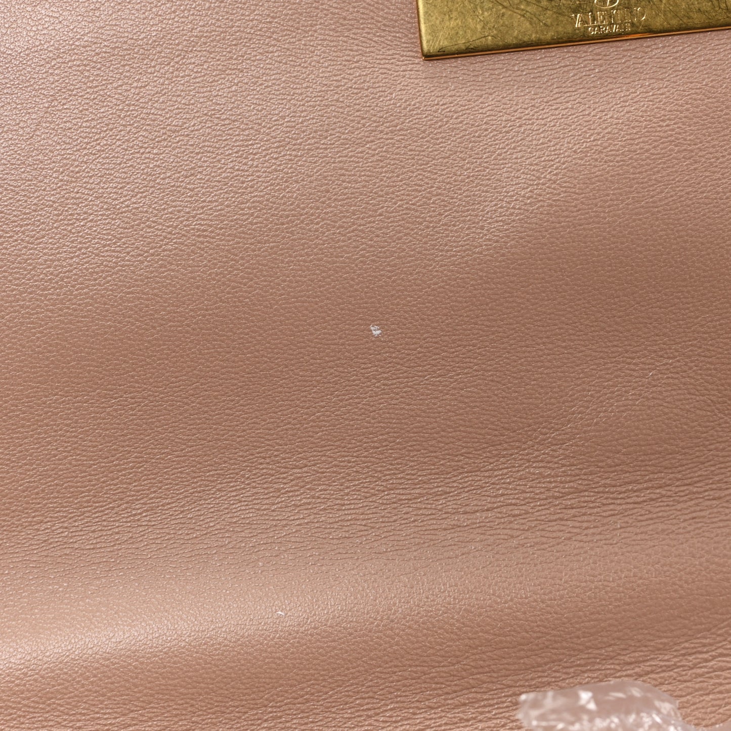 Nappa Large Roman Stud Shoulder Bag Rose Cannelle