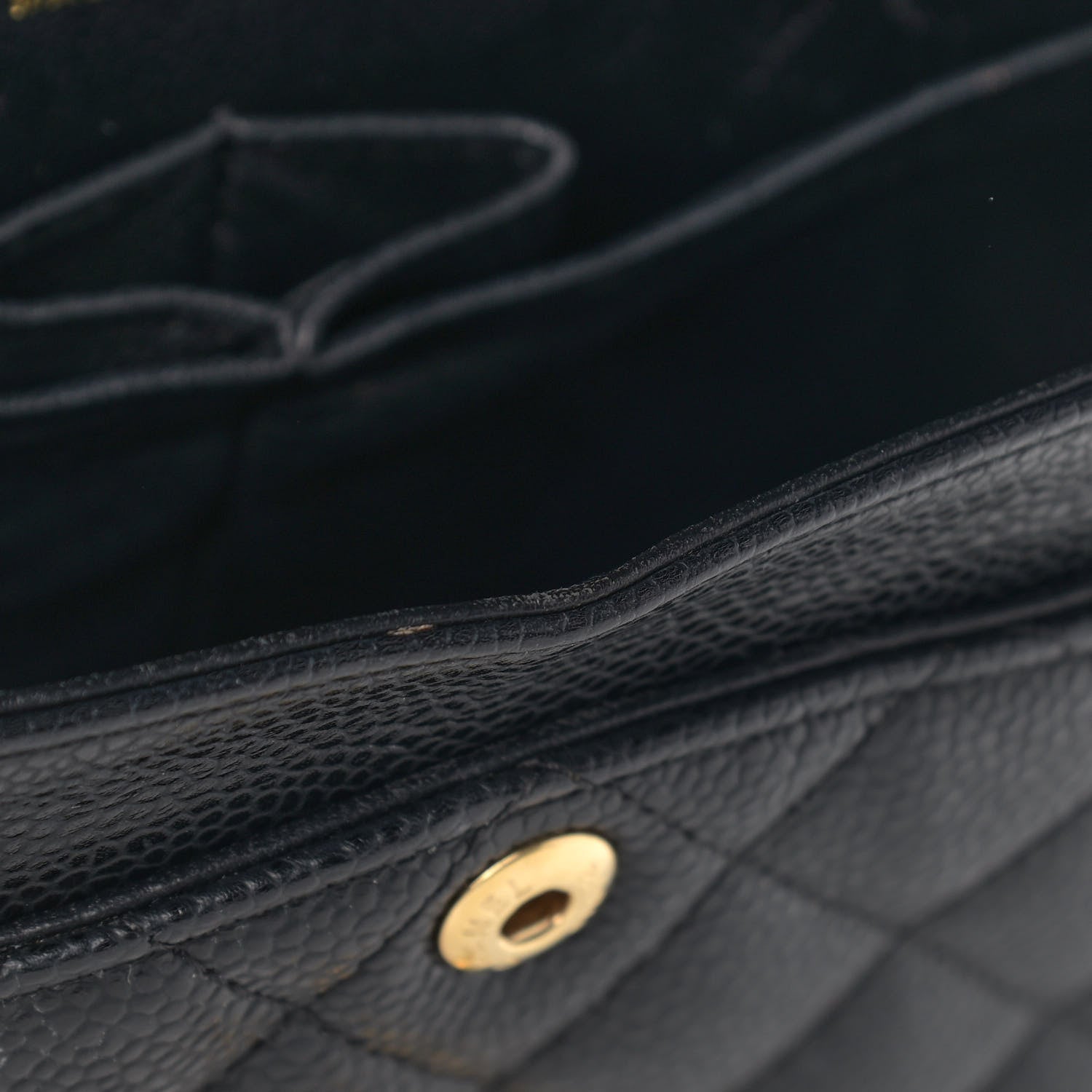 Chanel Caviar Quilted Small Double Flap Black 10 of 11