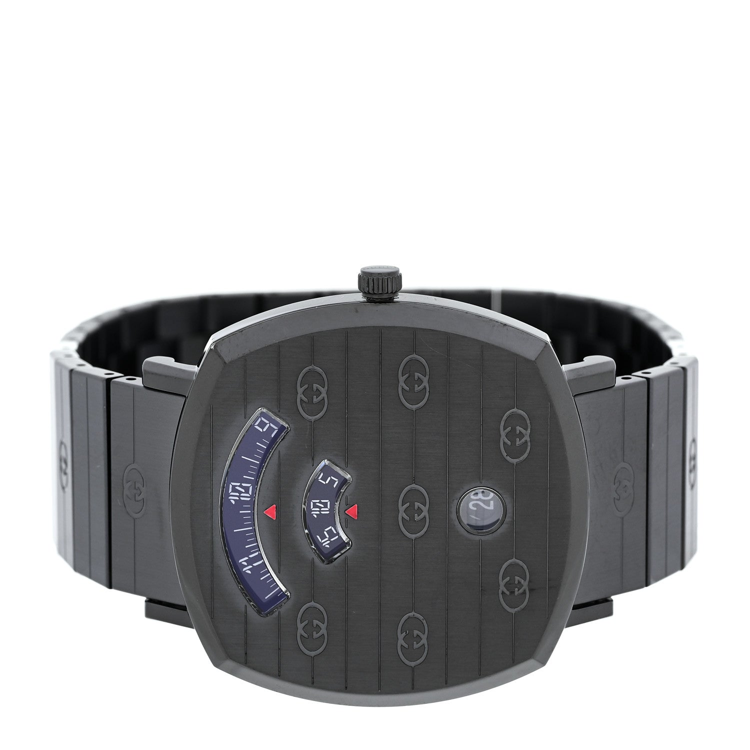Gucci PVD Stainless Steel 38mm Grip Quartz Watch Black 2 of 5
