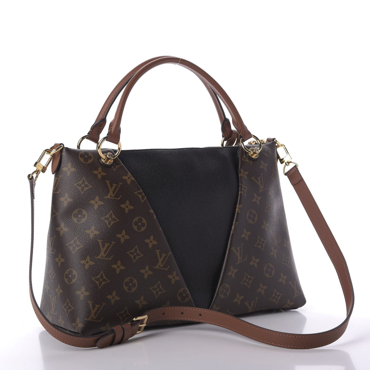 Monogram V Tote MM Black