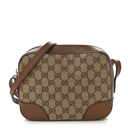 Gucci Monogram Mini Bree Messenger Bag Beige Tabacco 1 of 10