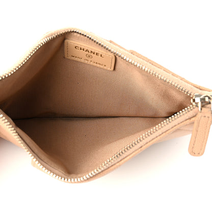 Chanel Caviar Quilted Classic iPhone Pouch Beige 5 of 7