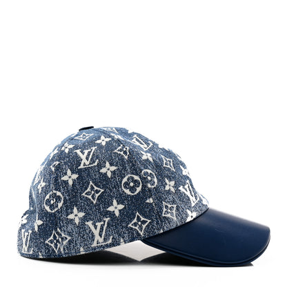Louis Vuitton Monogram Jacquard Cap M Blue 5 of 11