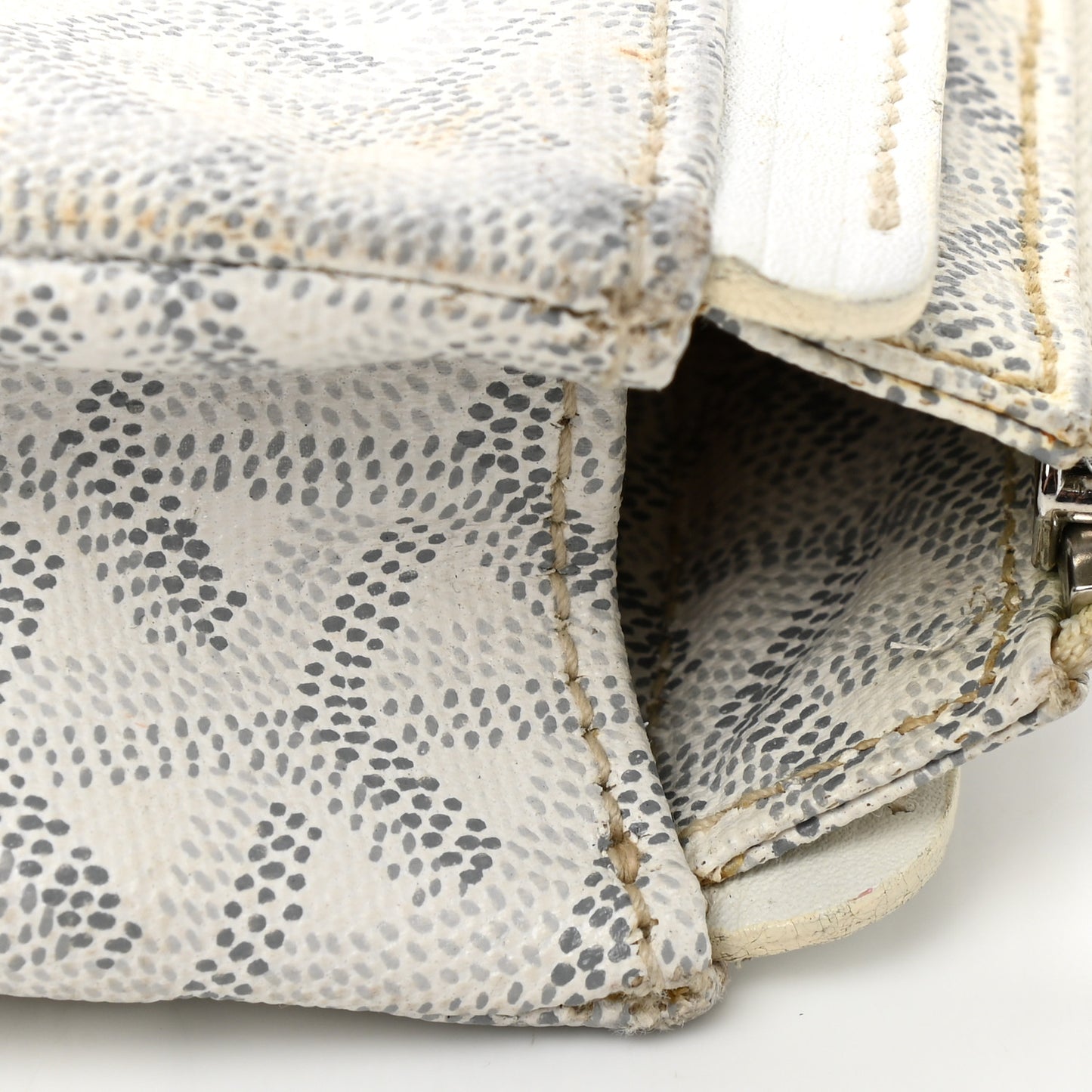 Goyardine Miroir Toiletry Bag PM White