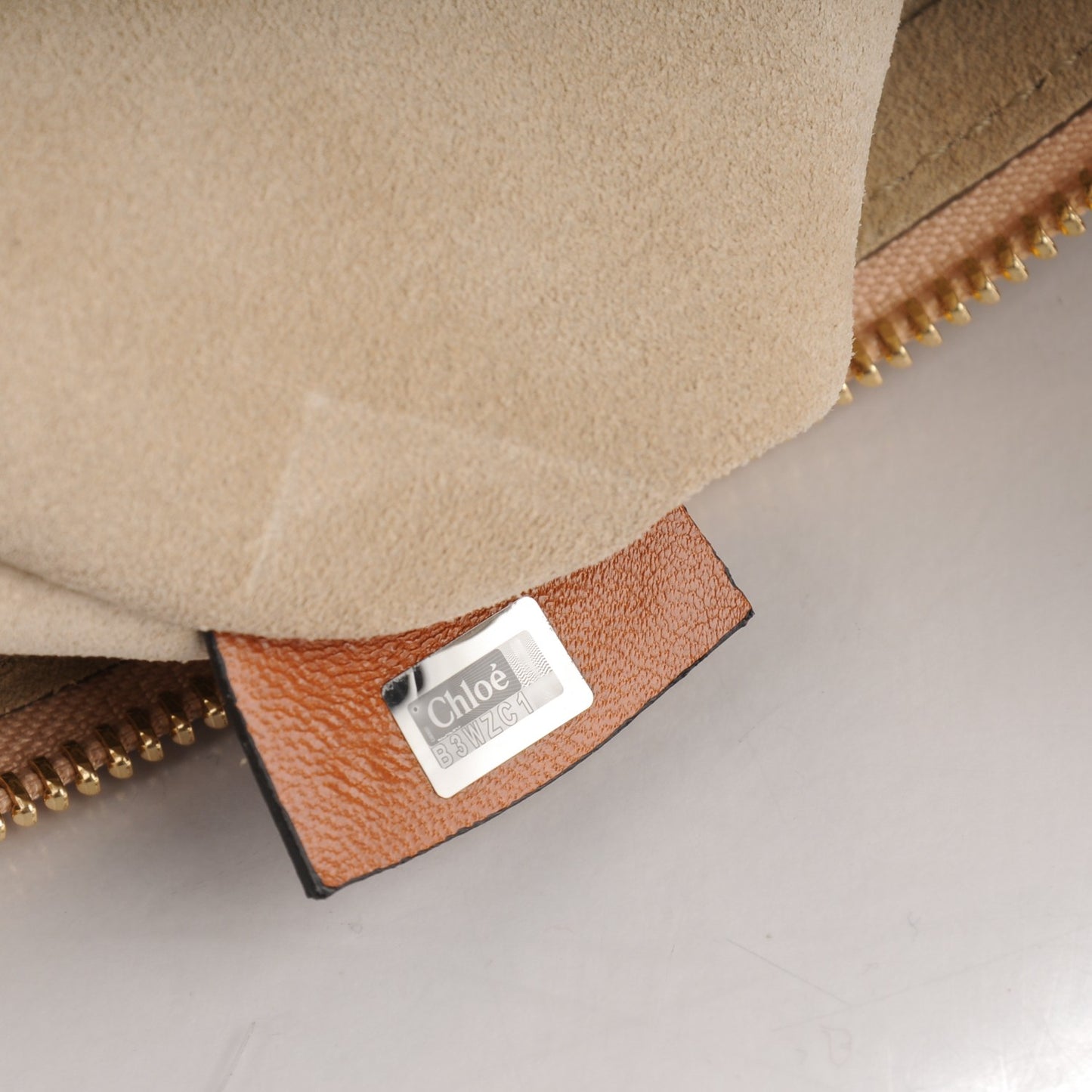 Calfskin Patchwork Medium Faye Shoulder Bag Caramel