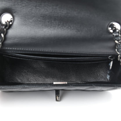Chanel Lambskin Quilted Mini Rectangular Flap So Black 5 of 9