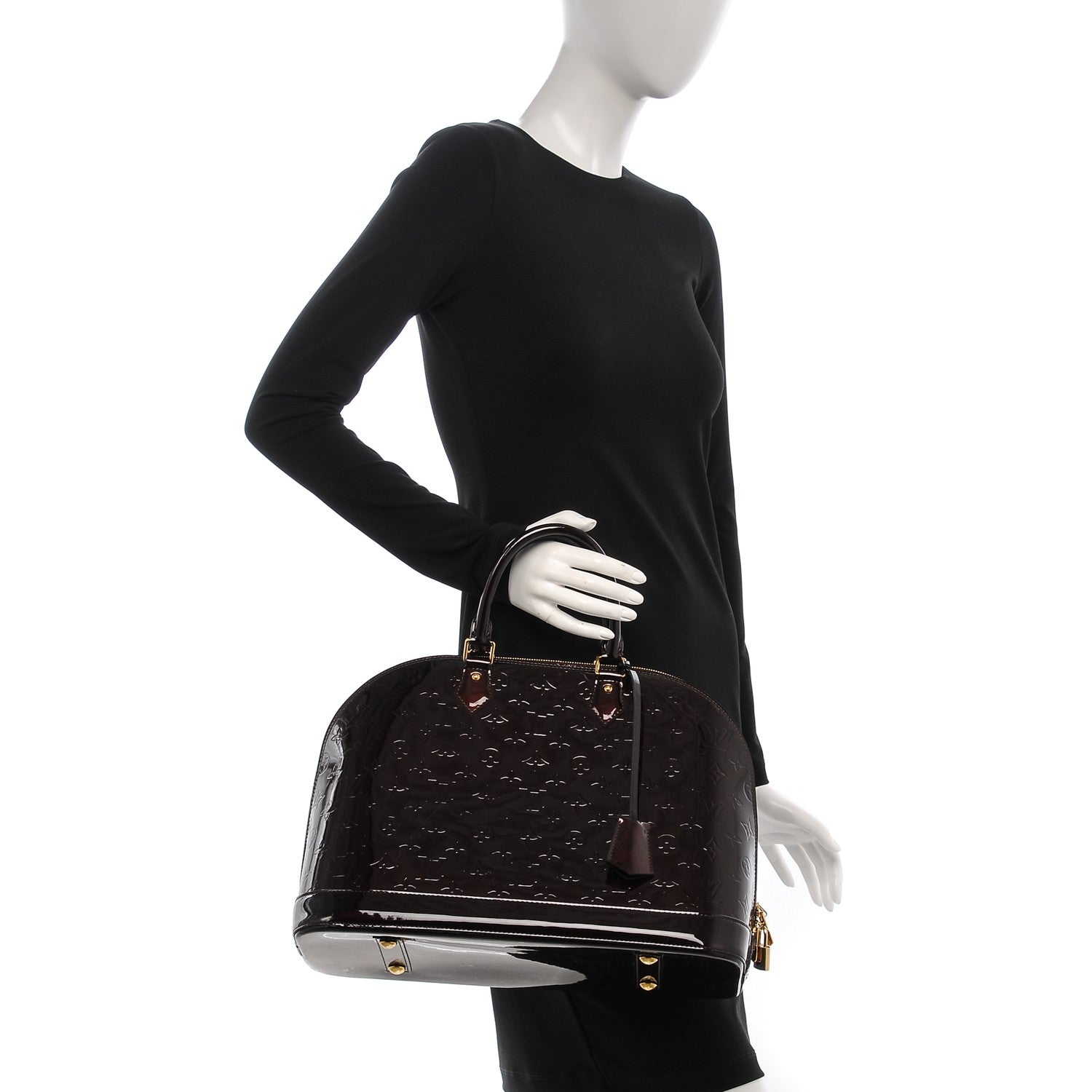 Louis Vuitton Vernis Alma GM Amarante 2 of 12