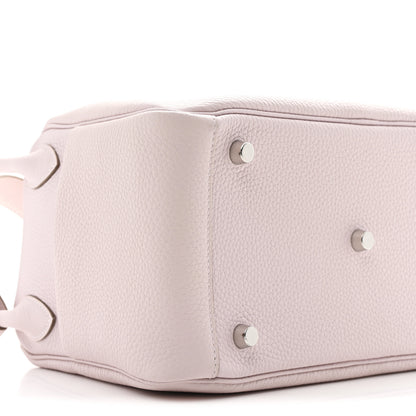 Hermes Taurillon Clemence Verso Lindy 26 Mauve Pale Mushroom 9 of 10