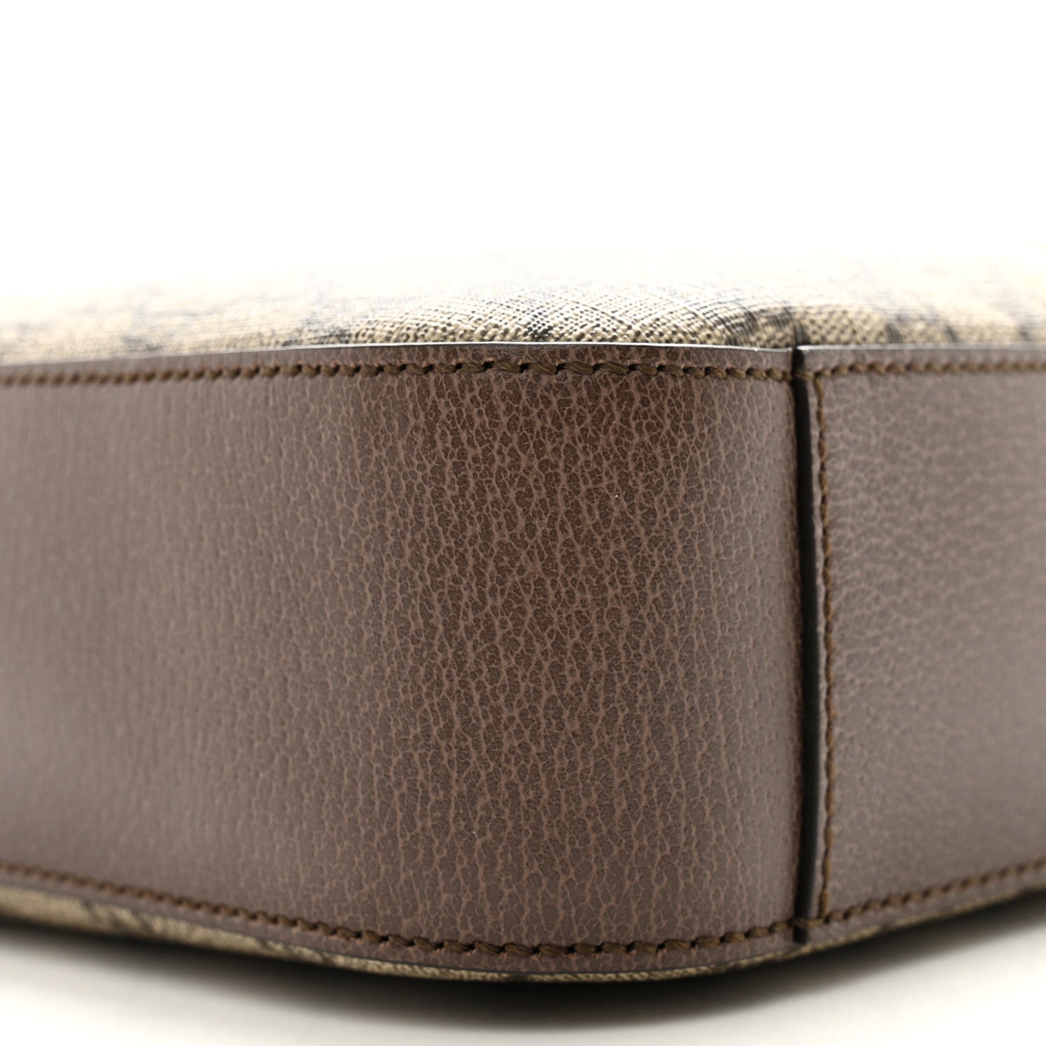 Gucci GG Supreme Monogram Textured Calfskin Web Medium Ophidia Briefcase Beige Ebony New Acero 9 of 13