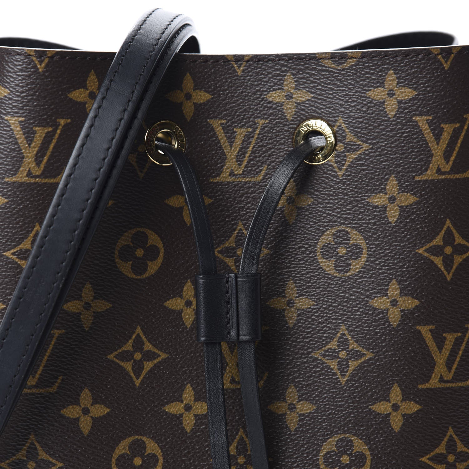 Louis Vuitton Monogram Neonoe MM Black 10 of 10