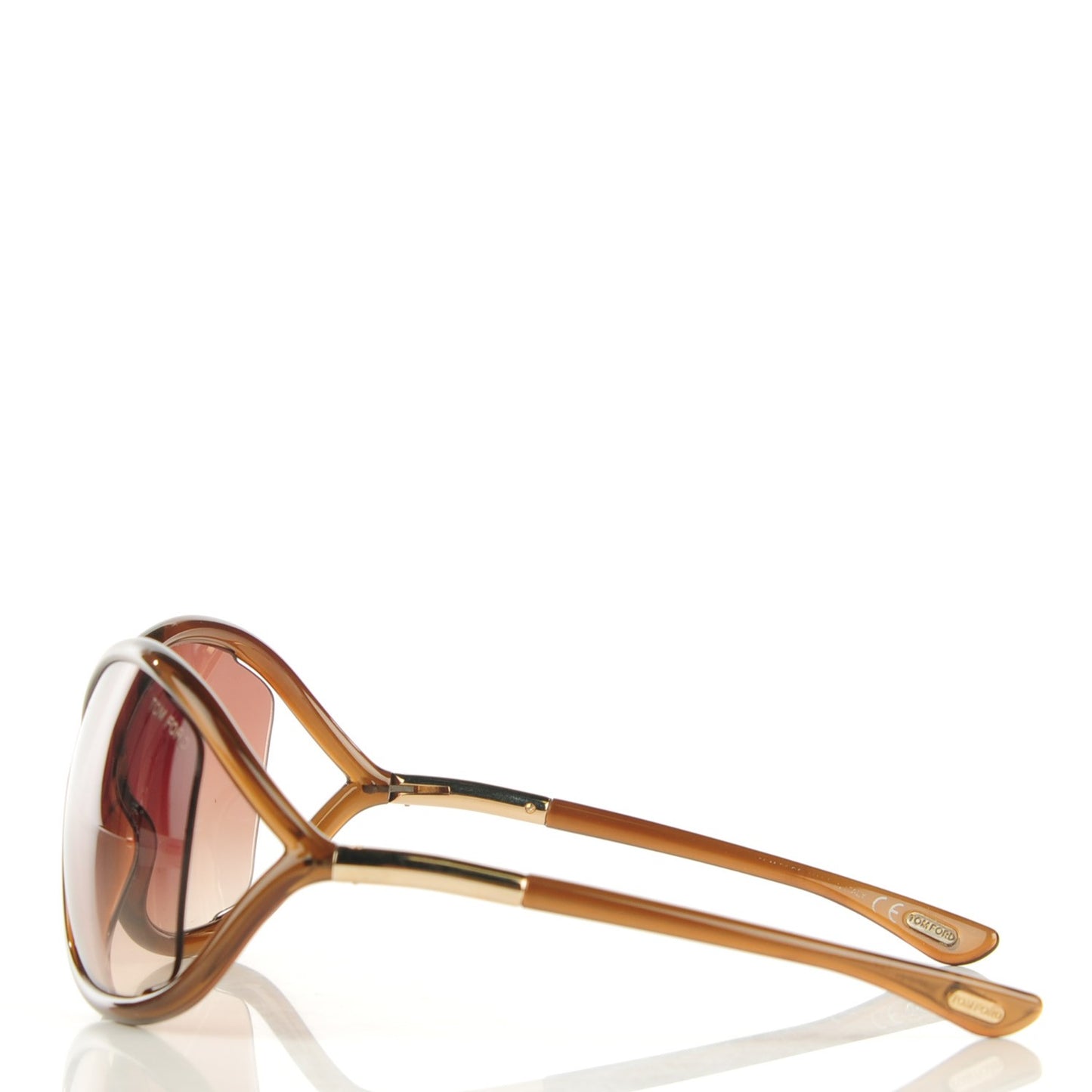 Acetate Whitney Crossover Sunglasses TF9 Dark Brown