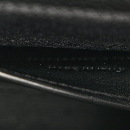 Saint Laurent Grain De Poudre Textured Mixed Matelasse Triquilt Small Monogram Satchel Black 7 of 12