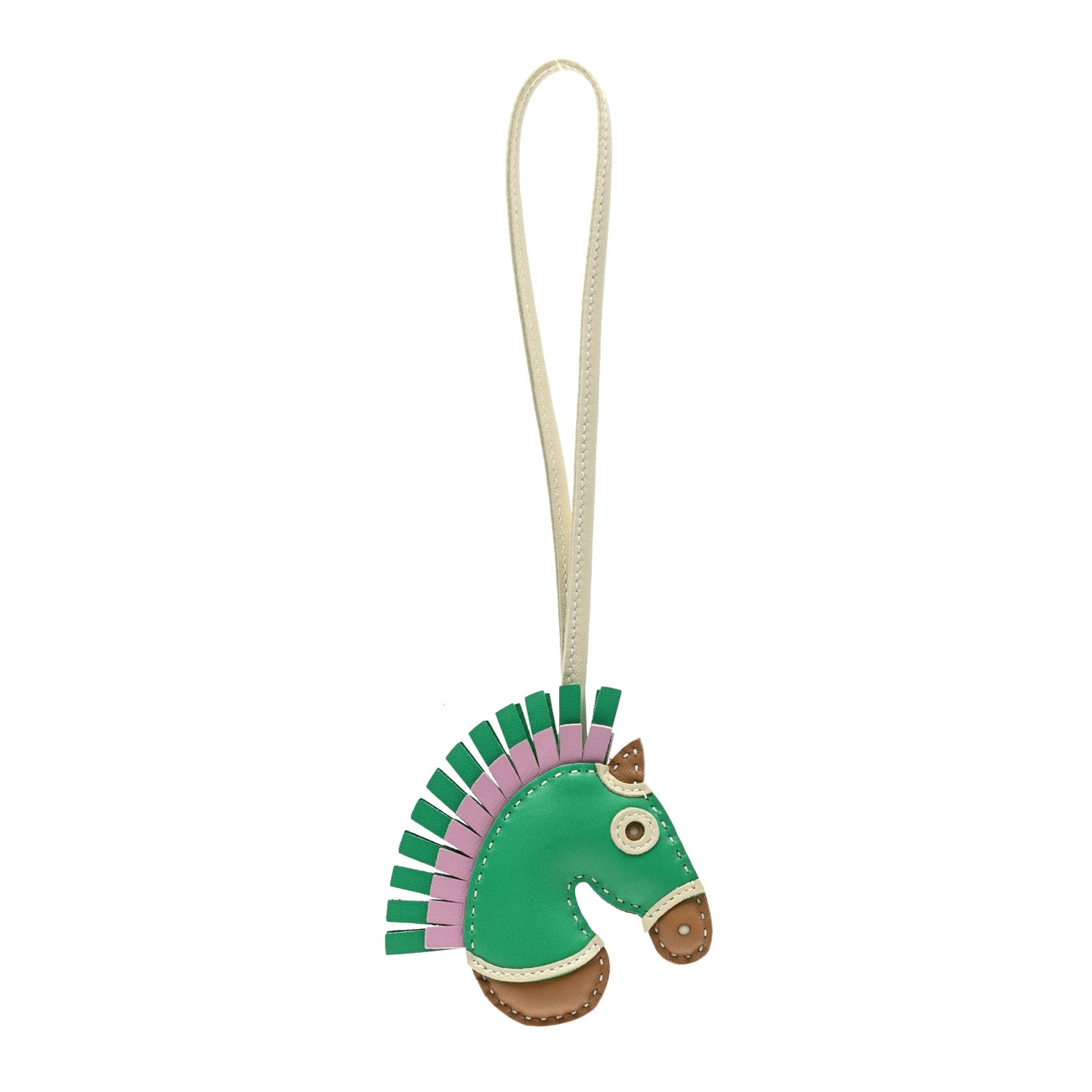 Milo Lambskin Geegee Savannah Bag Charm Chai Menthe Craie Mauve Sylvestre