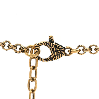 Gucci Pearl Marmont Necklace Aged Gold Cream 5 of 5
