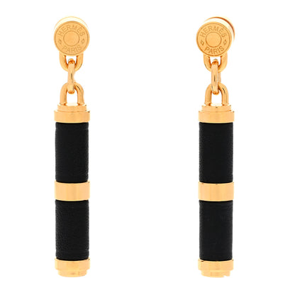 Hermes Swift PM Charniere Earrings Black 1 of 5