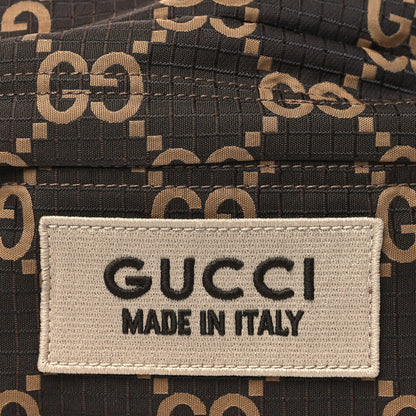 Gucci Recycled Polyester Monogram Jumbo GG Belt Bag Ebony Beige 8 of 10