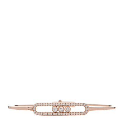 Messika 18K Rose Gold Diamond Move Classic Pave Thin Bracelet 1 of 4