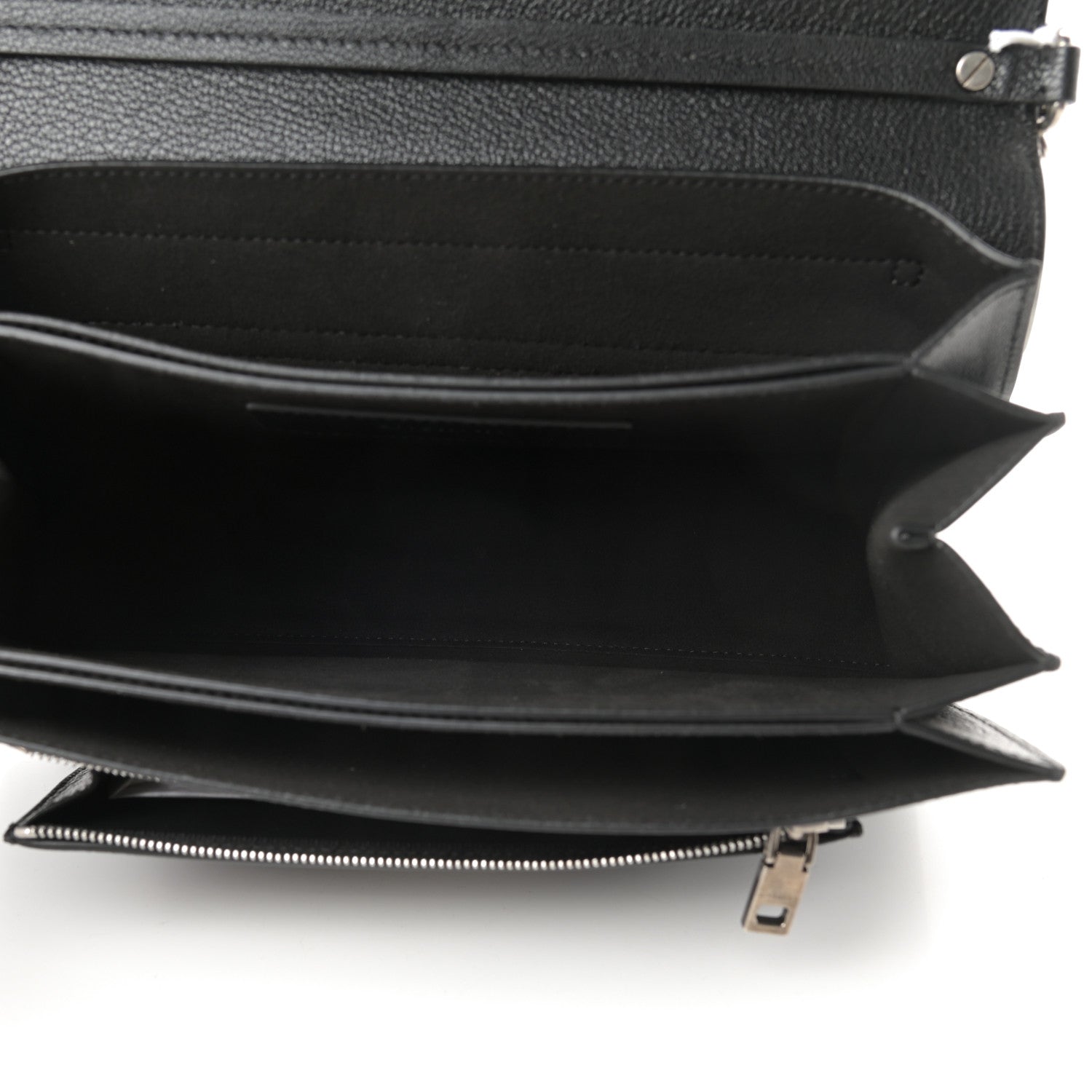 Givenchy Sugar Goatskin Medium GV3 Shoulder Bag Black 5 of 10