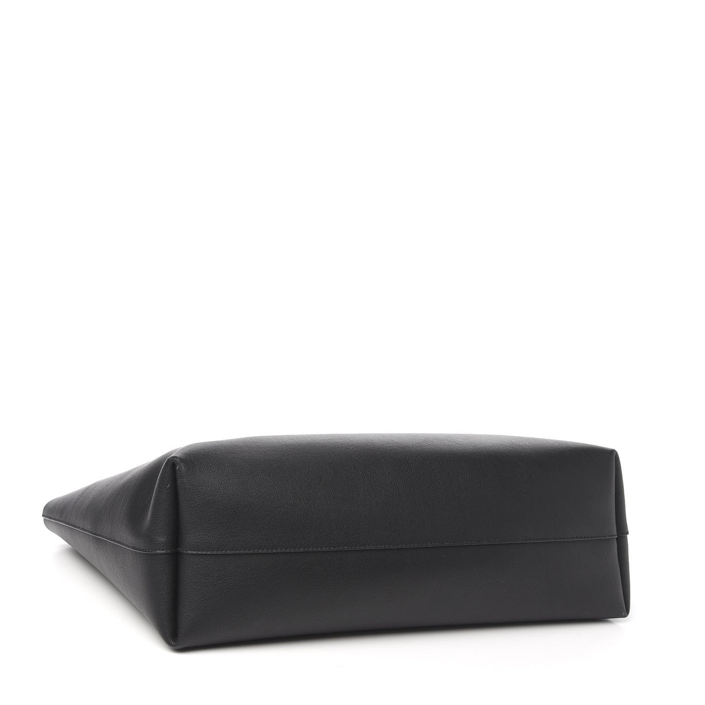 Calfskin Large Shopping Tote Black