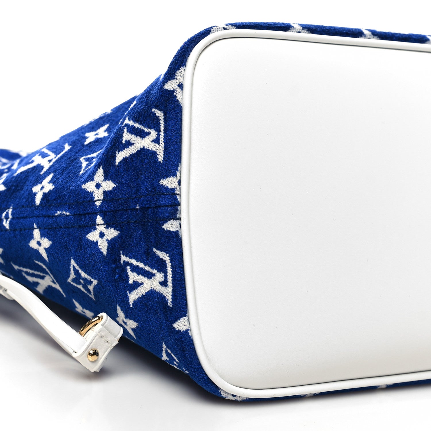 Louis Vuitton Jacquard Velvet Monogram LV Match Neverfull MM Bleu 7 of 8