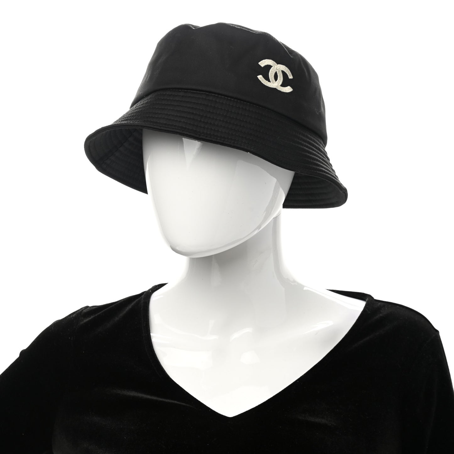 Cotton CC Bucket Hat L Black