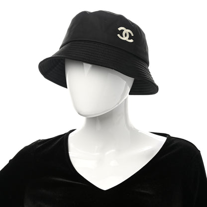 Chanel Cotton CC Bucket Hat L Black 2 of 12