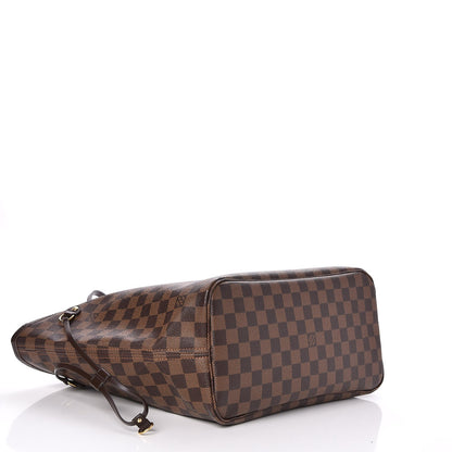 Louis Vuitton Damier Ebene Neo Neverfull MM Rose Ballerine 4 of 8