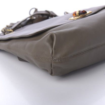 Lanvin Calfskin Medium Happy Shoulder Bag Brown 6 of 11