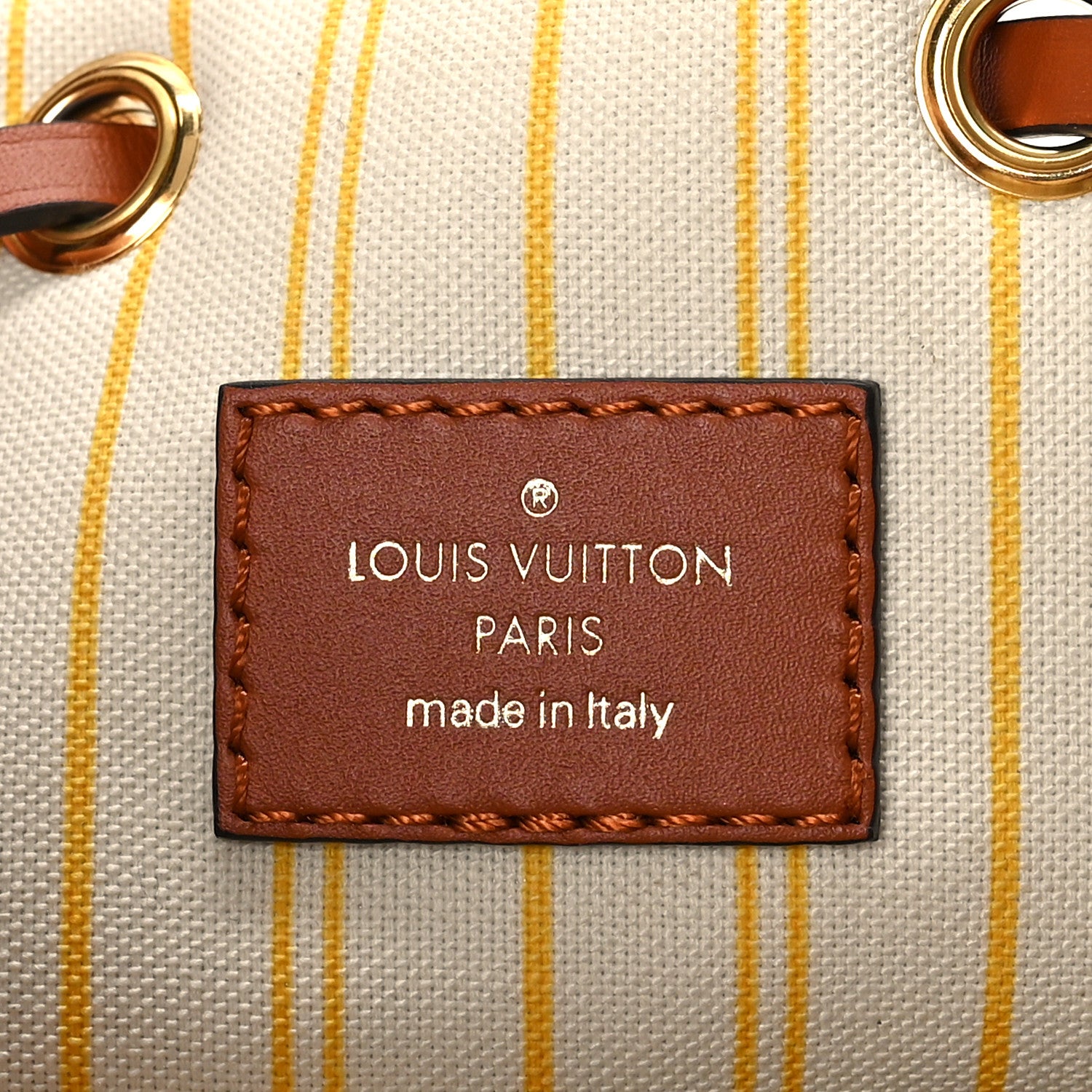 Louis Vuitton Raffia Calfskin Monogram Neonoe MM Tan 6 of 8