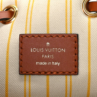 Louis Vuitton Raffia Calfskin Monogram Neonoe MM Tan 6 of 8