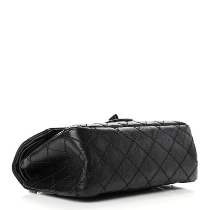 Chanel Aged Calfskin Quilted 2.55 Reissue 224 Flap So Black 2 of 4