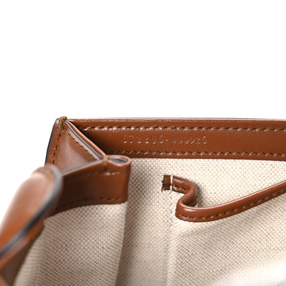 Gucci Boarded Dyana Lux Calfskin Web Medium Bamboo 1947 Top Handle Bag Brown 7 of 10