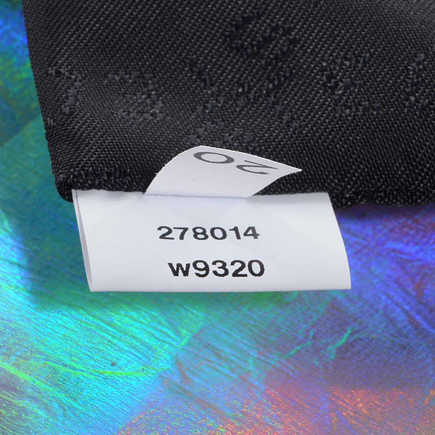Stella McCartney Holographic Faux Leather Fold Over Falabella Clutch Silver 10 of 11