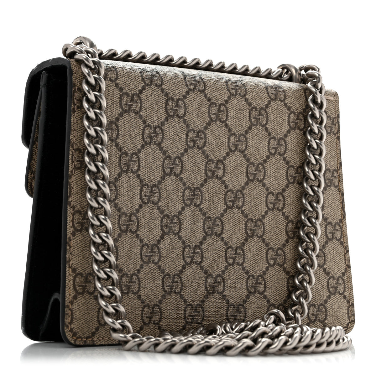 Gucci GG Supreme Monogram Mini Dionysus Shoulder Bag Black 3 of 11