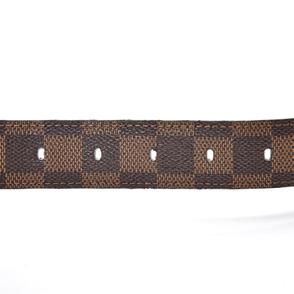Louis Vuitton Damier Ebene 30mm Ellipse Belt 85 34 8 of 9