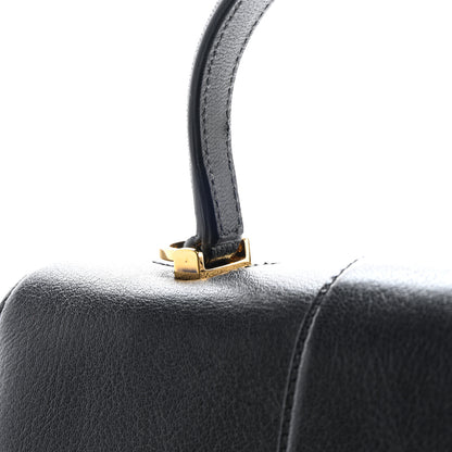 Tom Ford Shiny Goatskin Medium 001 Top Handle Bag Black 13 of 13