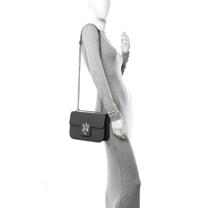 Alexander McQueen Calfskin Medium Insignia Flap Grey 2 of 9