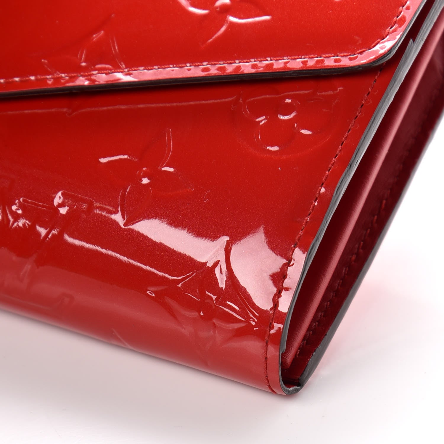 Louis Vuitton Vernis Sarah Wallet NM Cherry 8 of 11