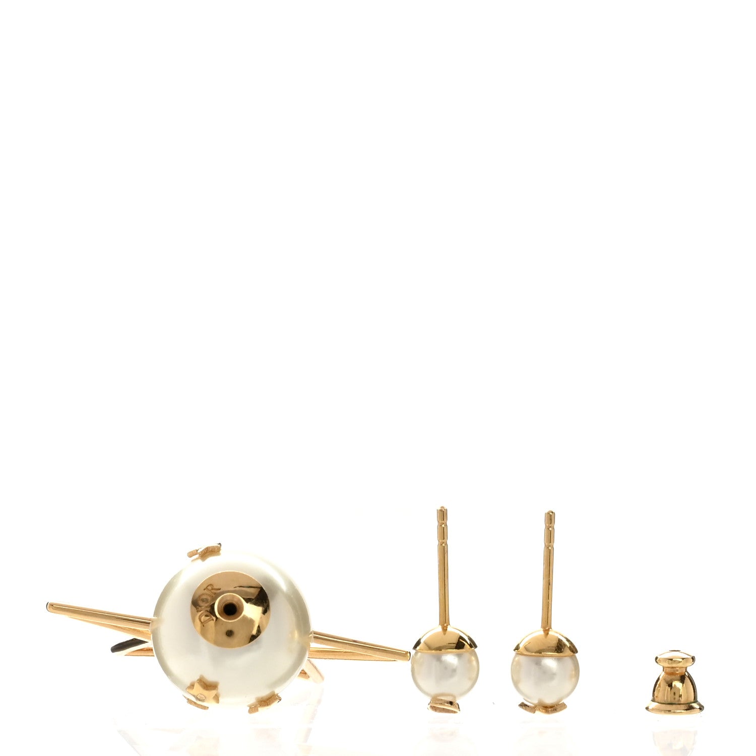 Christian Dior Pearl Star Tribales Earrings 3 of 5