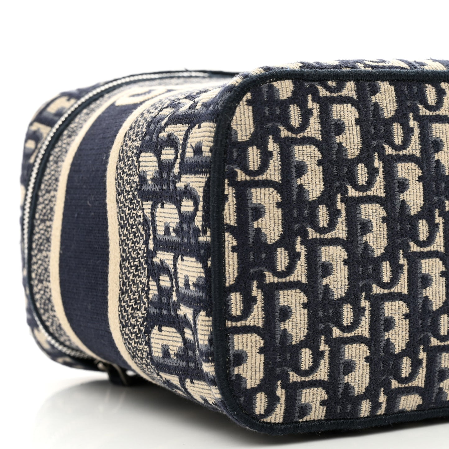 Oblique Diortravel Vanity Case Blue